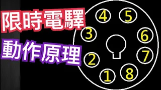 三種限時電驛Timer Relay 電路動作原理｜通電延遲型｜斷電延遲型｜Y- Δ專用限時電驛