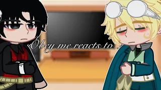 Obey Me! Reacts to M!MC as Zenitsu Agatsuma (Requested)