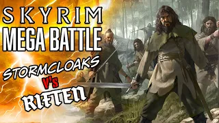 STORMCLOAKS Rebellion Swarms RIFTEN! | UEBS2 Skyrim Mod