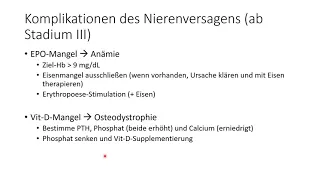 Chronische Niereninsuffizienz - Eine Einführung für Medizinstudenten