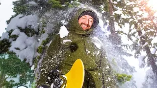 A WEEKEND *SNOWBOARDING* WITH BRAILLE!