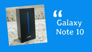 UNBOXING GALAXY NOTE 10 AURA GLOW