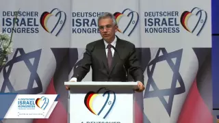 4. Deutscher Israelkongress - Ehrung Dr. h.c. Buchmann für Städtepartnerschaft Engagement