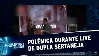 Apresentadora relata constrangimento em live da dupla Bruno e Marrone | Primeiro Impacto (06/07/20)