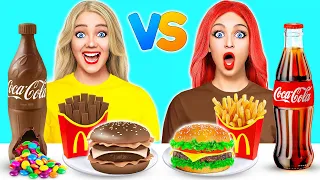 Schokolade vs Echtes Essen Challenge #4 von Multi DO