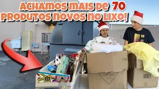 Achamos mais de 70 produtos novos no lixo dos Estados Unidos!🇺🇸🇺🇸🇺🇸