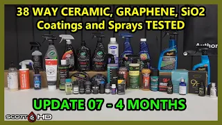 38 WAY CERAMIC COATINGS  Longevity Test - $9 to $1500 coatings & sealants - UPDATE 07 - 4 MONTHS