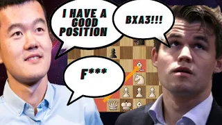 Najdorf Sicilian Showoff - Ding Liren vs Magnus Carlsen - Magnus Carlsen Chess Tour 2020 - DAY 3