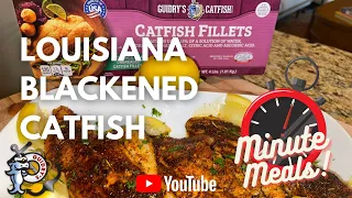 How to make Louisiana Blackened Catfish ⏰ One Minute Recipe