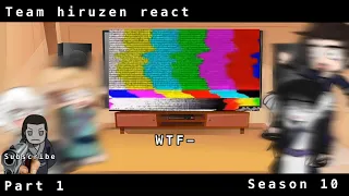 Team hiruzen react to team 7 part 1