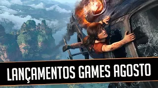 PRINCIPAIS LANÇAMENTOS JOGOS | AGOSTO 2017 (PS4, PC, XBOX ONE, NINTENDO SWITCH)