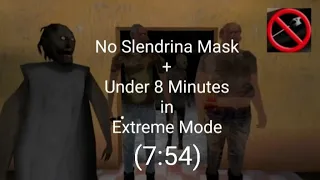 The Twins - No Slendrina Mask + Under 8 Minutes in Extreme Mode