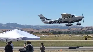 *Hard Landing* Cessna 206 at LVK STOL Demo