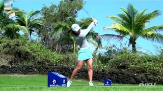 Minjee Lee's Golf Swing Super Slow Motion 3 Angles 2016 Blue Bay LPGA Tournament