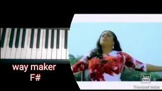 Worship tutorial|way Maker by sinach|key of F#