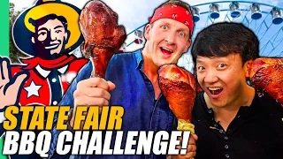 Texas BBQ CHALLENGE with Mike Chen!! Who Will Quit First??