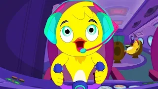 Eena Meena Deeka | The Pilot - All Aboard | Funny Cartoon Compilation | Videos For Kids