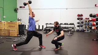 How To Perform The DB 1-Arm Split Jerk