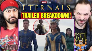 ETERNALS TRAILER BREAKDOWN & EASTER EGGS - REACTION!! (Teaser | Avengers Reference Explained)