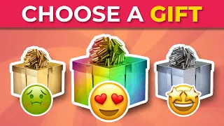 CHOOSE YOUR GIFT 🎉 Gold, Silver, or Rainbow - How LUCKY are you? | Gift Game