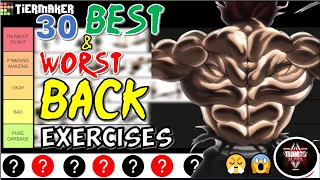 Back Exercises Tier List (30 Exercises)