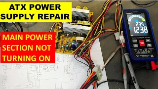 {847} How To Repair Computer ATX Power Supply - No Power On