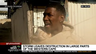 Major storm causes widespread destruction in the Western Cape
