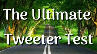 Tweeter Test for Speaker (The Ultimate tweeter)