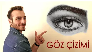 Basit Göz Çizimi, Göz Tonlaması, Kolay Çizim, Karakalem