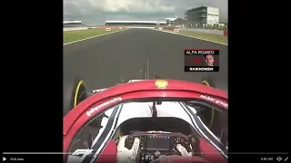 Kimi Raikkonen Engine Failure FP1 Radio 2019 Britain