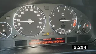 BMW e39 528I acceleration brutal sound