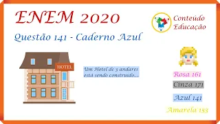 ENEM 2020 – Questão 141 (Matemática) – Caderno Azul