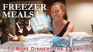 Cook Once & Eat DINNER for a MONTH! 16 FREEZER MEALS!