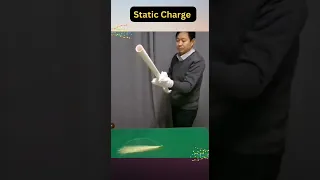 static charge 🔋|| Awesome trick using static charge ⚡ #science