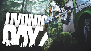 Человек спиливает замок пилой - DayZ Livonia