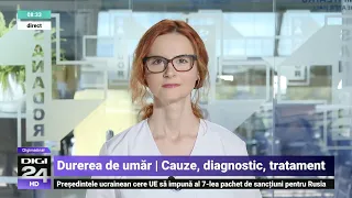 Durerea de umăr – Dr. Simona Fătulescu | Spitalul Clinic SANADOR