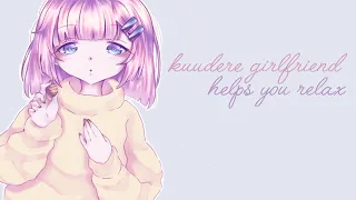 [ASMR] Kuudere Girlfriend Helps You Relax & Cheers You Up [Personal Attention] [Headpats & Brushing]
