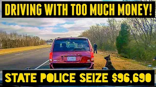 Driving With Too Much Money: Arkansas State Police Seize $96,690