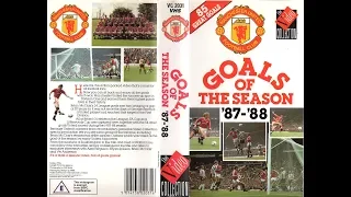 Manchester United Goals of The Season 87-88 (1988 UK VHS)