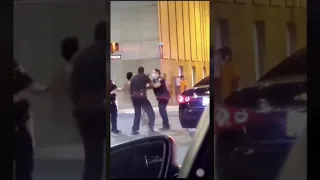 Riots Clip #1 : Woman Punches Cop And Then Gets Ko'd