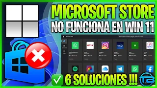 ERROR MICROSOFT STORE NO FUNCIONA en WINDOWS 11 (2022) ► Solución para la Tienda de Apps en mi PC.