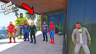 GTA 5 : Franklin Playing Chupan Chupai With Avengers & Black Adam in GTA 5 ! A.K GAME WORLD