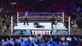 WWE Tribute To The Troops 2013 The Usos & Rey Mysterio Vs The Shield Highlights HD 1080p