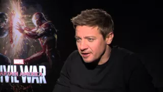 Captain America: Civil War Interview - Jeremy Renner and Elizabeth Olsen