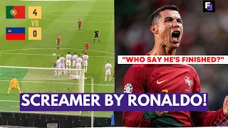 🔥Cristiano Ronaldo Freekick Goal! - Portugal vs Liechtenstein Highlights