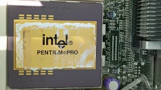 Pentium Pro Found on a Paid Ewaste Recycling Pick up
