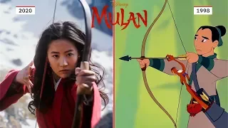 MULAN Trailer #1 Side By Side Comparison (2020) Disney HD