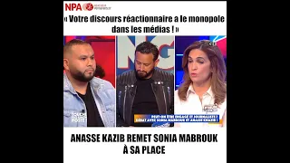 Anasse remet Sonia Mabrouk à sa place sur TPMP - « Votre discours a le monopole dans les médias »