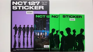 ♡Unboxing NCT 127 엔시티 127 3rd Studio Album Sticker 스티커 (Sticky, Seoul City & Sticker Ver.)♡