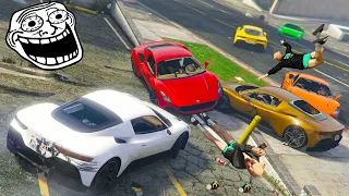 GTA 5 ONLINE 🐷 MEGA TROLL CORSITA 99999% IMPOSSIBILE !!! 🐷 DAJE !!